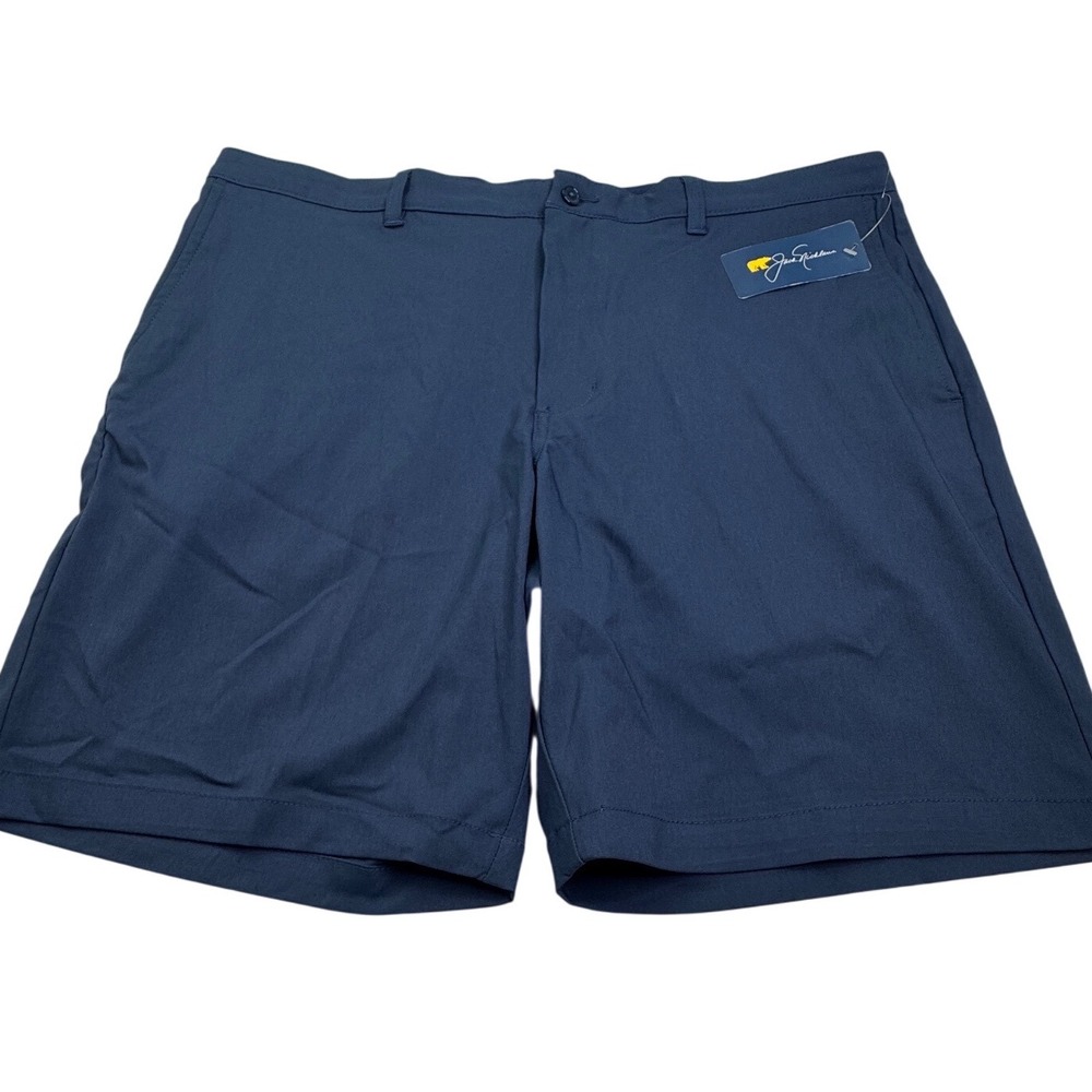Jack Nicklaus Mens Golf Shorts 38 Navy Blue Moisture Wicking Stretch UPF 50